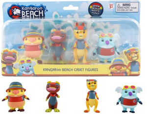 Kangaroo Beach Cadet Figures 4 Pack Play Gift Ages 3+ Brand New Toy Neville