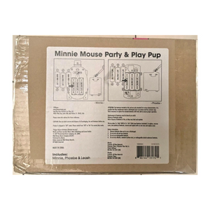 Disney Junior Minnie Mouse Party Play Pup Plush Ages 3+ Toy Doll Pet Soft Dog