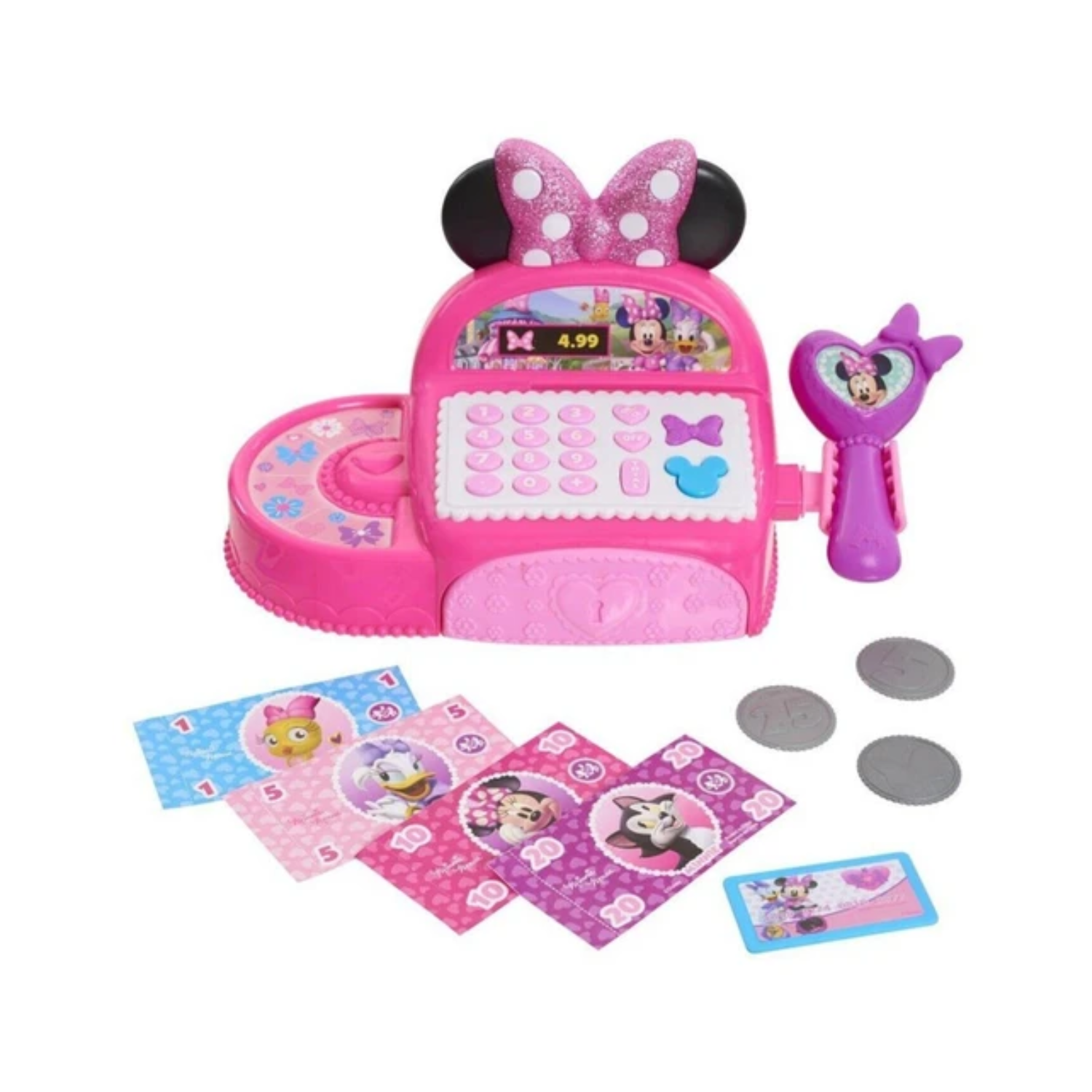 Disney Junior Minnie Mouse Bow-Tique Cash Register Ages 3+ Toy Play Credit Card