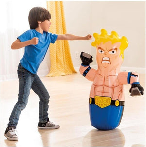 Intex 3D Inflatable Punching Bop Bag Water-weighted Base Indoor Outdoor Play
