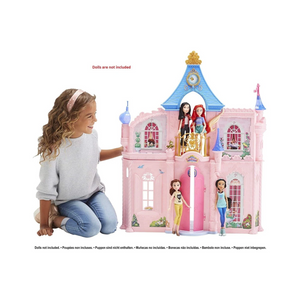 Disney Princess Doll House Castle Dollhouse 3.5 feet Tall With 16 Accessories
