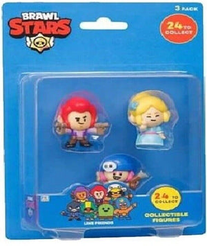 Brawl Stars 3 Pack Figures Video Game Play Ages 6+ Brand New Toy Gift Set