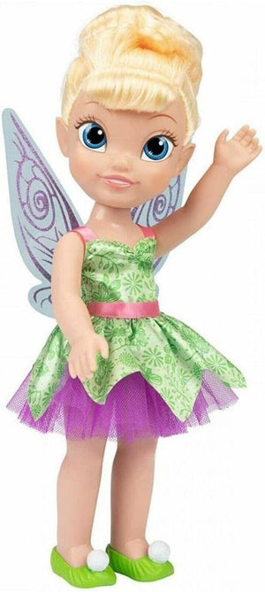 Disney Fairies Tinker Bell Large Doll 14" Green Dress Pretend Play Gift Fairy
