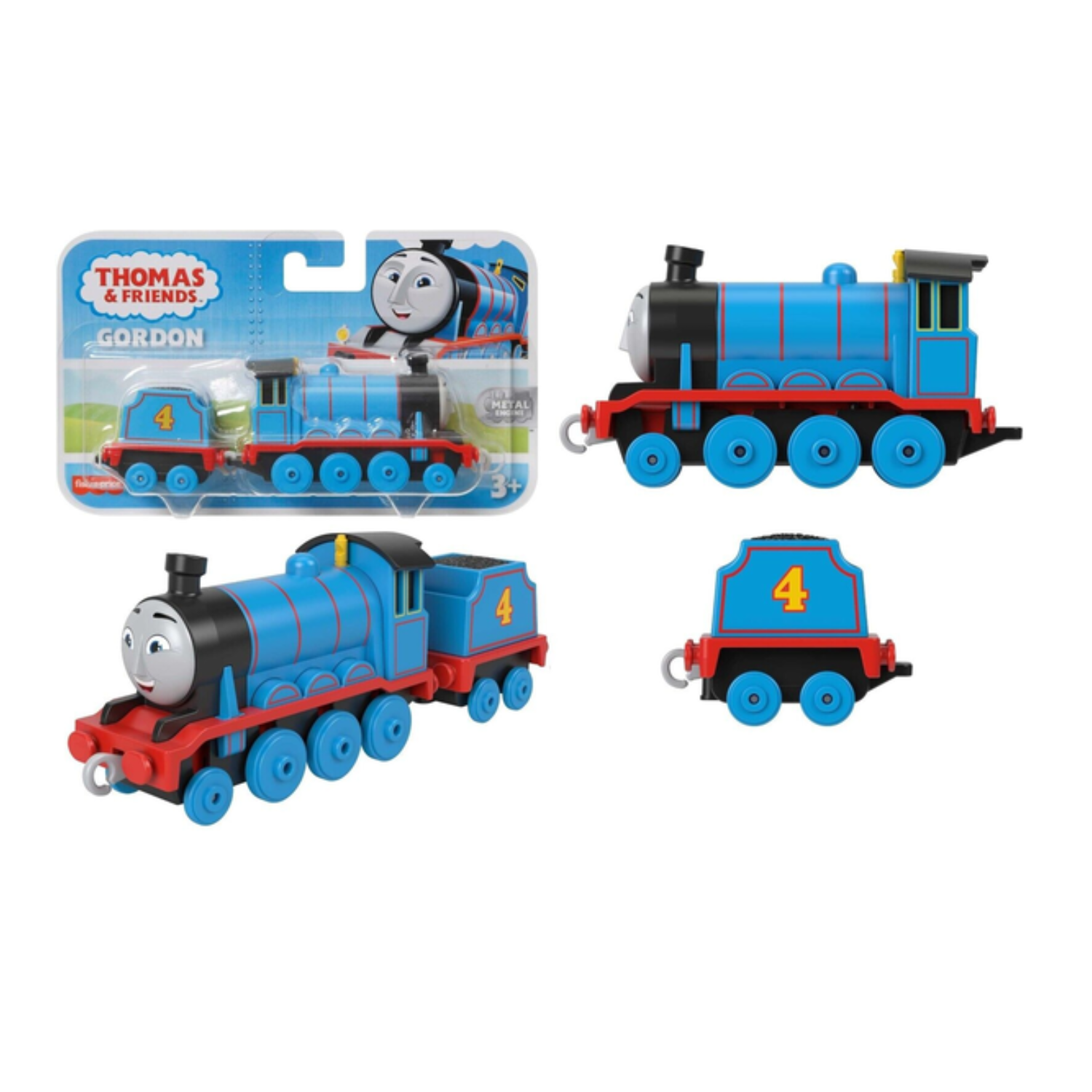 Thomas & Friends TrackMaster Gordon 2 Push Along Die-Cast Metal Train Engine