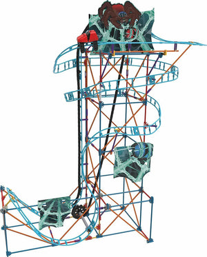 KNEX Thrill Rides Cobweb Curse Roller Coaster Building Set Ages 9+ Toy Build Fun