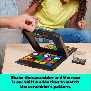 Rubik's Race Classic Fast-Paced Strategy Sequence Brain Teaser Travel Board Gam