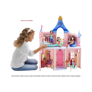 Disney Princess Doll House Castle Dollhouse 3.5 feet Tall With 16 Accessories