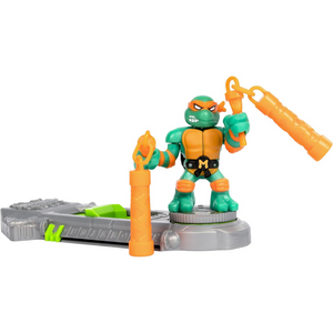 Akedo TMNT Battle Pack 5 Mini Warriors Donatello Leonardo Raph Mike Shredder Toy