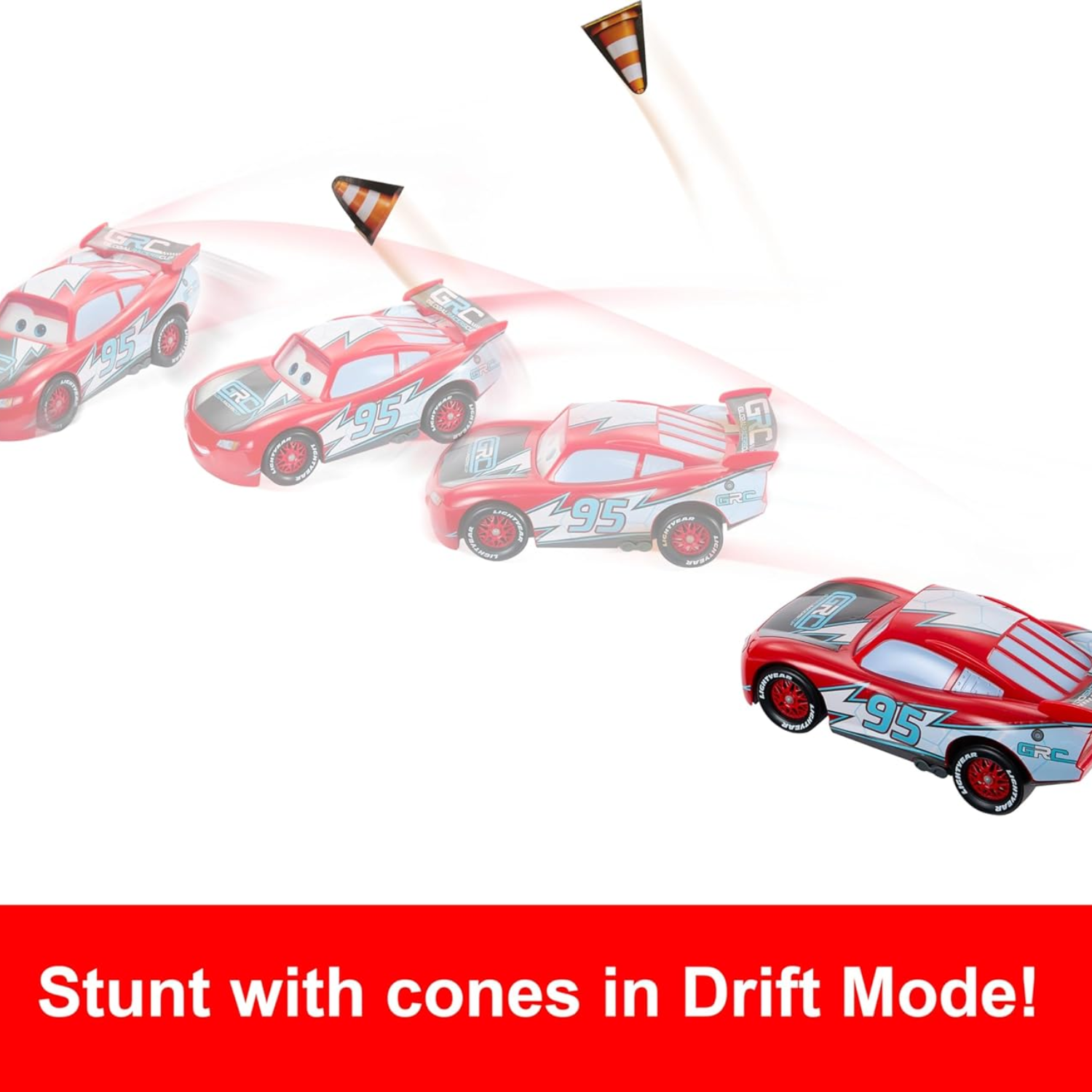 Disney Pixar Cars Lightning McQueen Toy Vehicle Drift & Race Action Car 3+