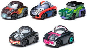Marvel Go Venomized Miniature Mini Vehicles 5 Pack Ironman Spiderman Super Hero