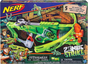 Nerf Zombie Strike Outbreaker Bow 8+ Toy Gun Blaster Boys Girls Play Crossbow
