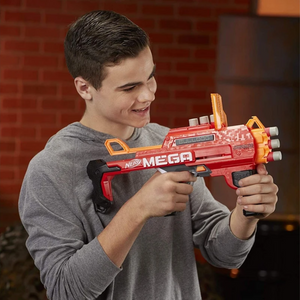 NERF AccuStrike Mega Bulldog Blaster Ages 8+ Toy Fire Gun Play Target Darts Gift