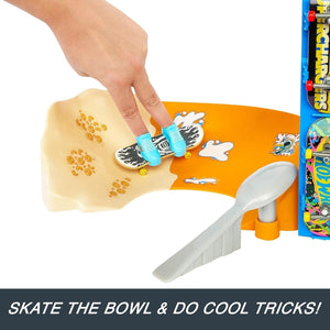 Hot Wheels Skate Tony Hawk Cereal Bowl Fingerboard Set 1 Exclusive Board & Pair