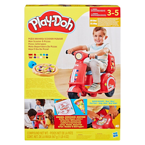 Play-Doh Pizza Delivery Scooter Playset Large Ride-On Play Food New Toy Car