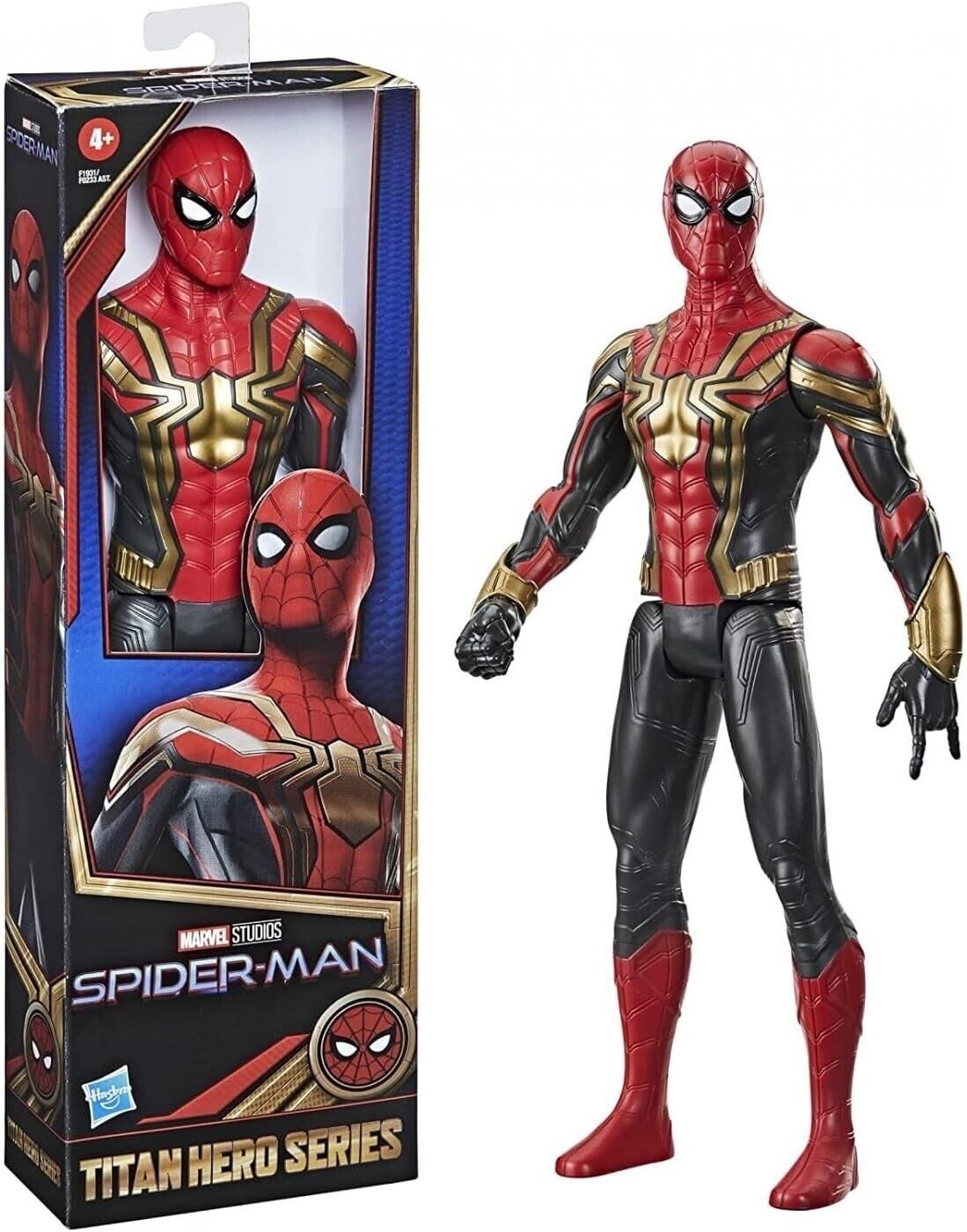 Marvel Spider-Man Iron Spider 30cm Action Figure Articulated Arms Age 4+ New Toy