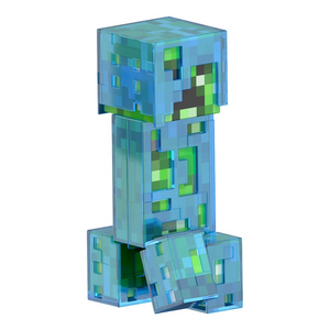 Minecraft Diamond Level Creeper Action Figure with Armor & TNT Block 5.5 Inch