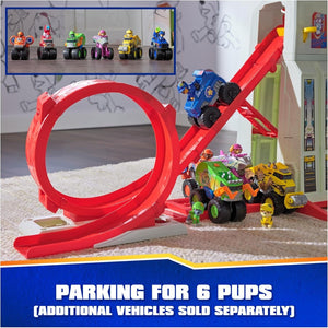 Paw Patrol Rescue Wheels Super Loop Tower HQ Vehicle Launch Race Track Play Gift