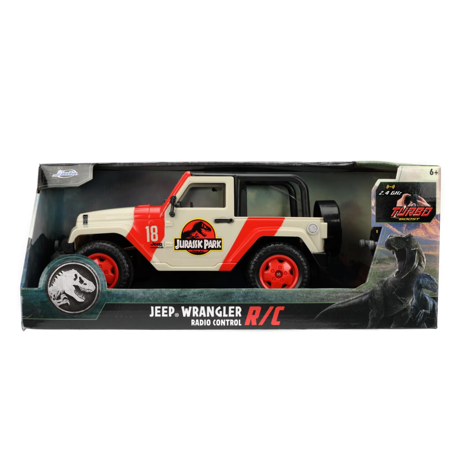Jurassic World Jeep Wrangler 1 16 RC Remote Control Car Turbo Speed Race ActionX