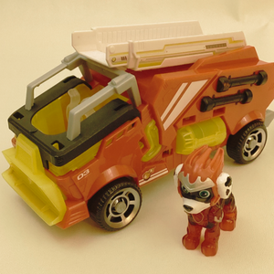 Paw Patrol-Marshall & Fire Truck-The Mighty Movie Themed Assorted Car Truck