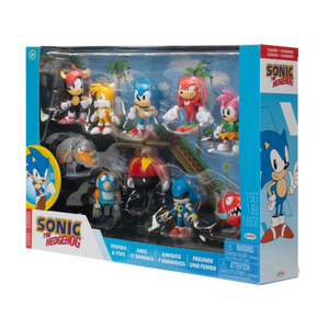 Sonic Hedgehog Friends and Foes 2.5-inch Figures 10-Pack Rhinobot New Toy