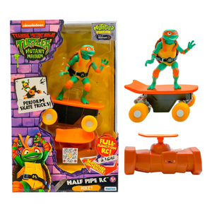 Teenage Mutant Ninja Turtle Michelangelo Half Pipe RC Vehicle Ages 5+ New Toy