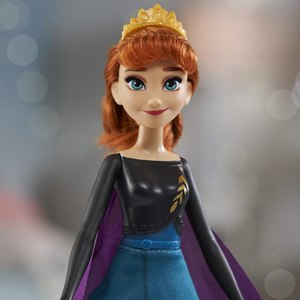 Frozen 2 Anna Queen Transformation Fashion Doll 2 Outfits 2 Hair Styles Ages 3 +