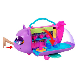Polly Pocket Kitty Airways Airplane Playset New Toy Plane Gift