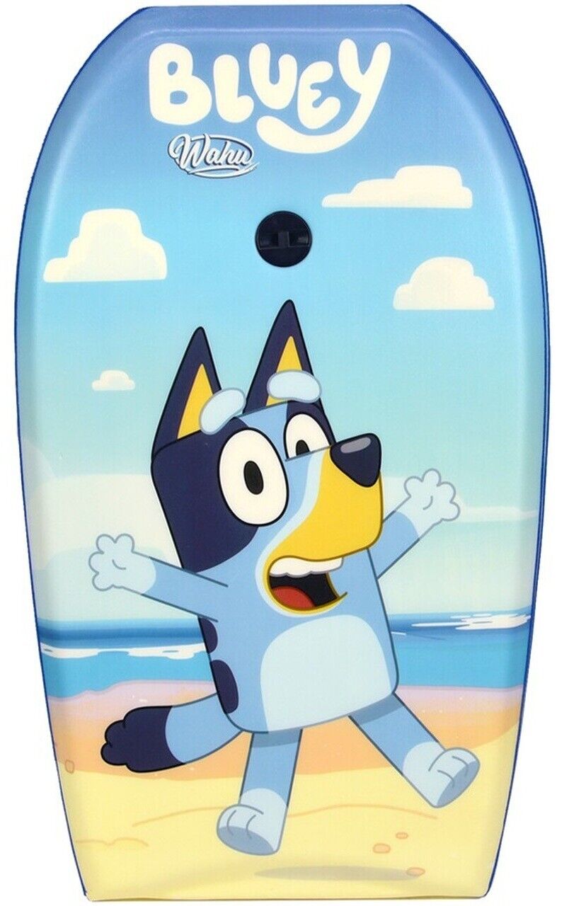 Wahu Bluey Body Board 68cm Fun Surfing for Kids 6+ High-Quality Swimming Water