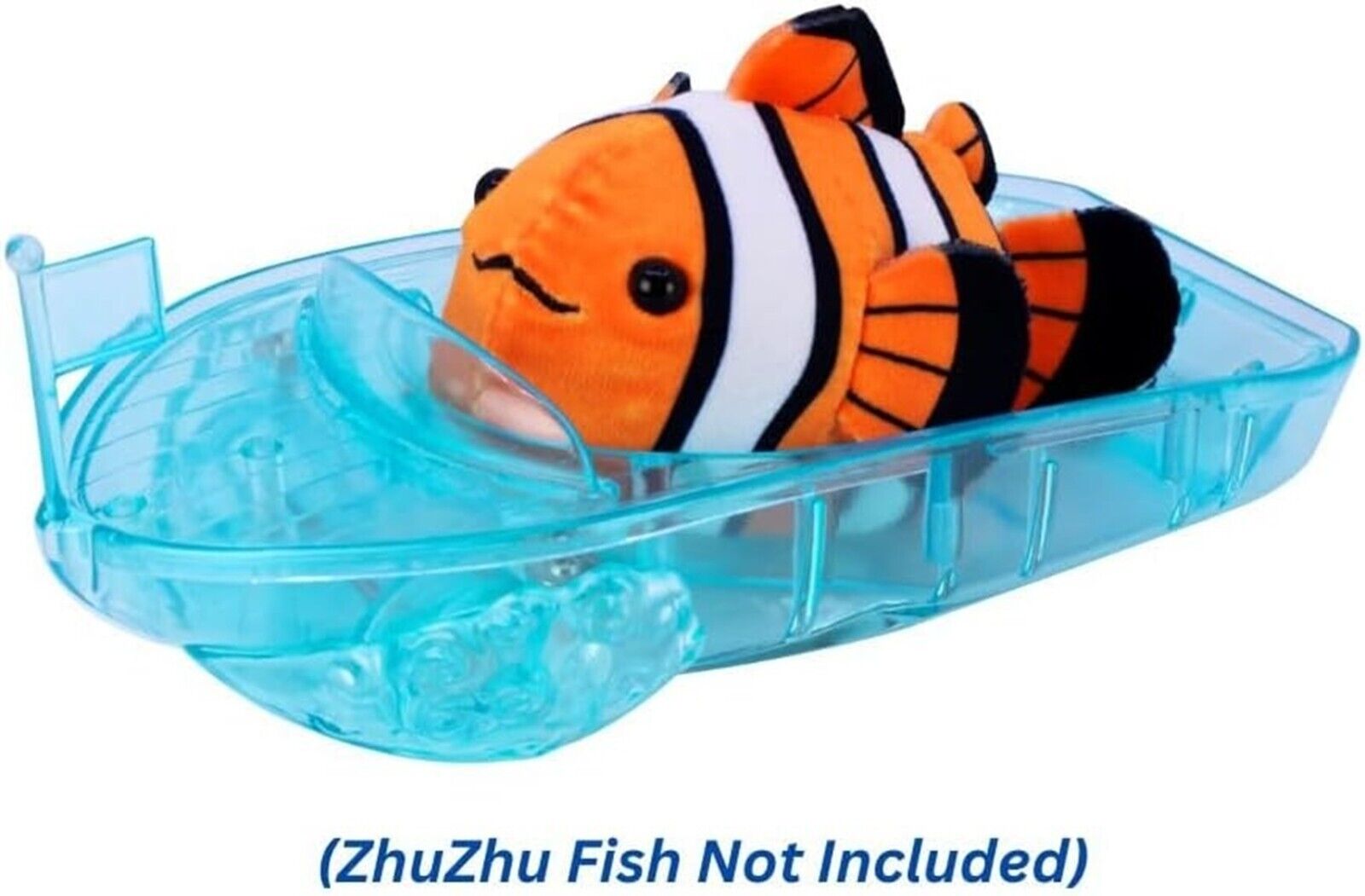 Zhu Zhu Pets Aquarium Speedboat and Dock Play Water Fish