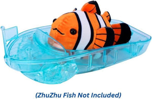 Zhu Zhu Pets Aquarium Speedboat and Dock Play Water Fish