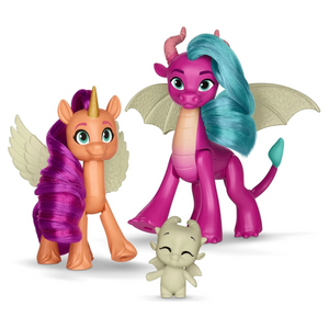 My Little Pony Dragon Light Reveal Glow in Dark Figures 3-Pack Toys Ages 4+