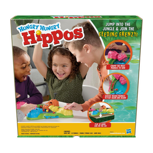 Hungry Hungry Hippos Classic Marble Chomping Board Game Fun Playset 2-4 Kids 4+