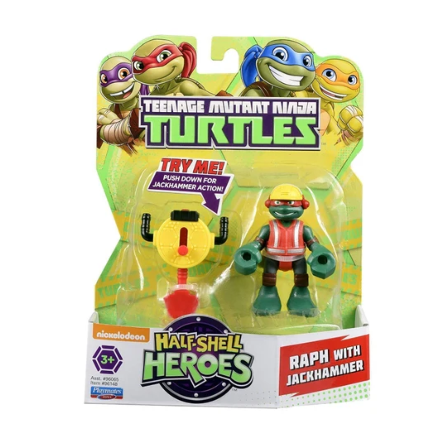 Teenage Mutant Ninja Turtles Raphael with Jack Hammer-Pre Cool Half Shell Heroes