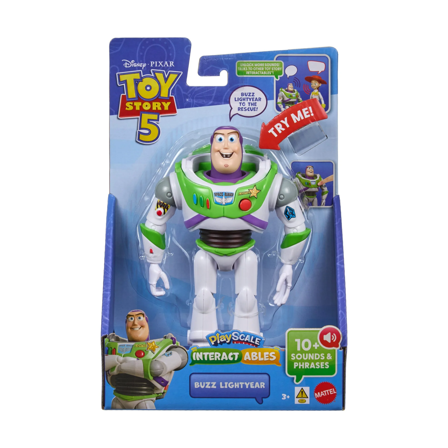 Disney Pixar Toy Story 5 Interactables Buzz Lightyear 7 Inch Figure New Toy