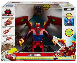 Turning MeCard Mega Drakona Mecardimal Ages 6+ New Toy Dragon Car Truck Robot