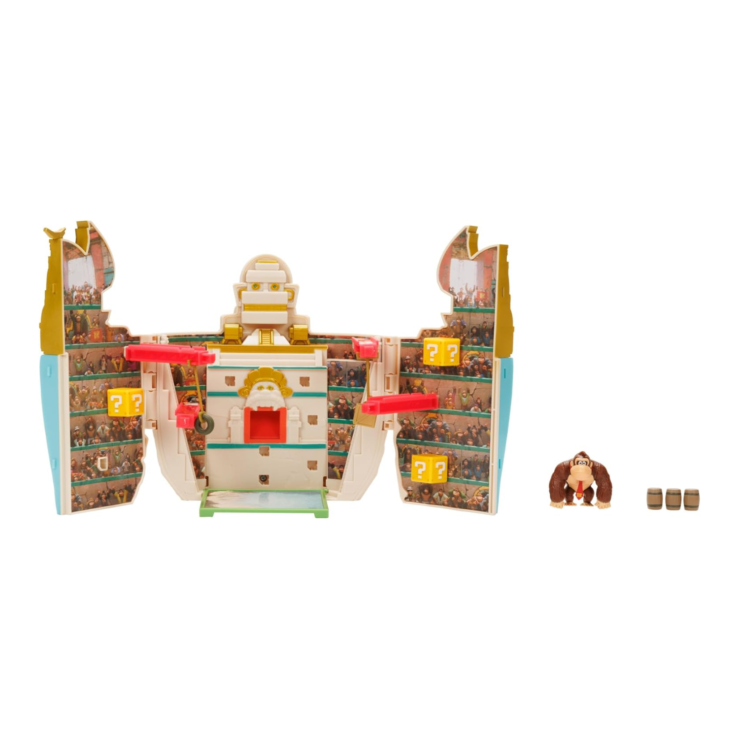 Nintendo Super Mario Donkey Kong Stadium Mini Playset Arena Battle Toy PlayUP 3+