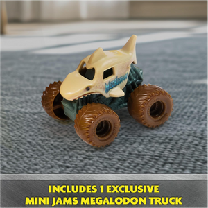 Monster Jam Megalodon Mad Hog Chomper Monster Truck and Mini Jam