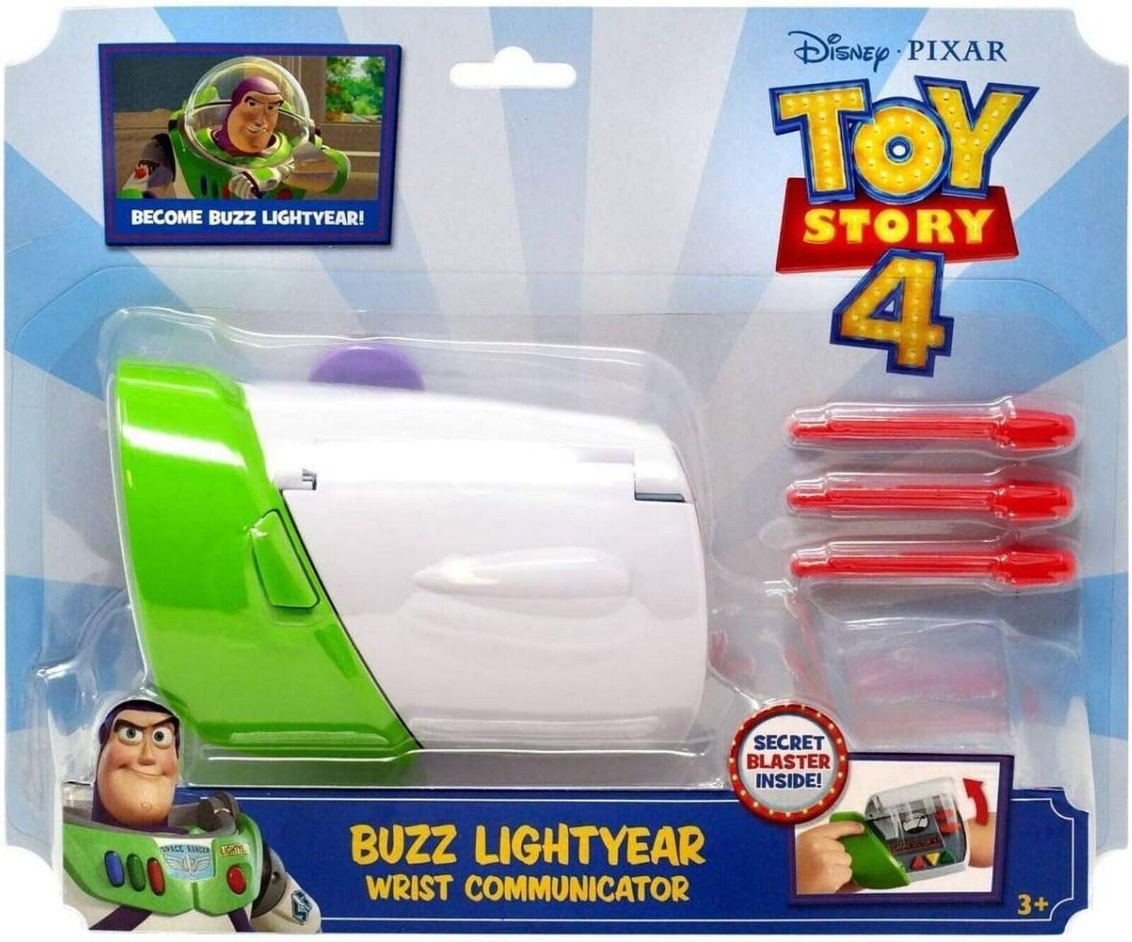 Toy Story 4 Buzz Lightyear Wrist Communicator Space Ranger Disc Blaster Costume
