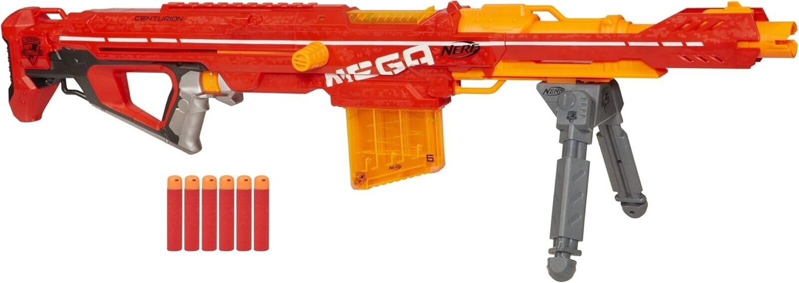 Nerf N-Strike Mega Centurion Blaster Ages 8+ New Toy Gun Fire Play Fight Gift