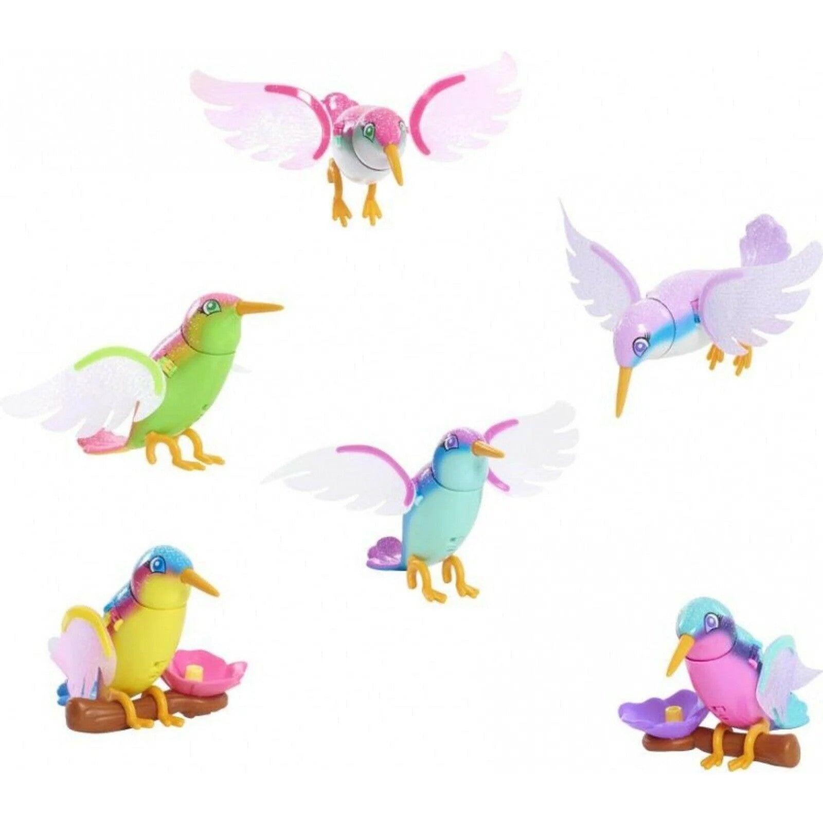 Flutter Friends Emerald Electronic Pet Hummingbird Ages 5+ Toy Bird Live Pets