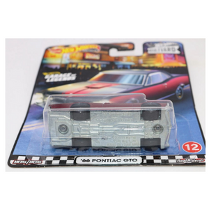 RARE Hot Wheels Boulevard ’66 Pontiac GTO Red Premium Real Riders Die-Cast