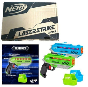 Nerf Laser Strike 2 Player Laser Tag Game Pack Blasters Outdoor Play New Toy