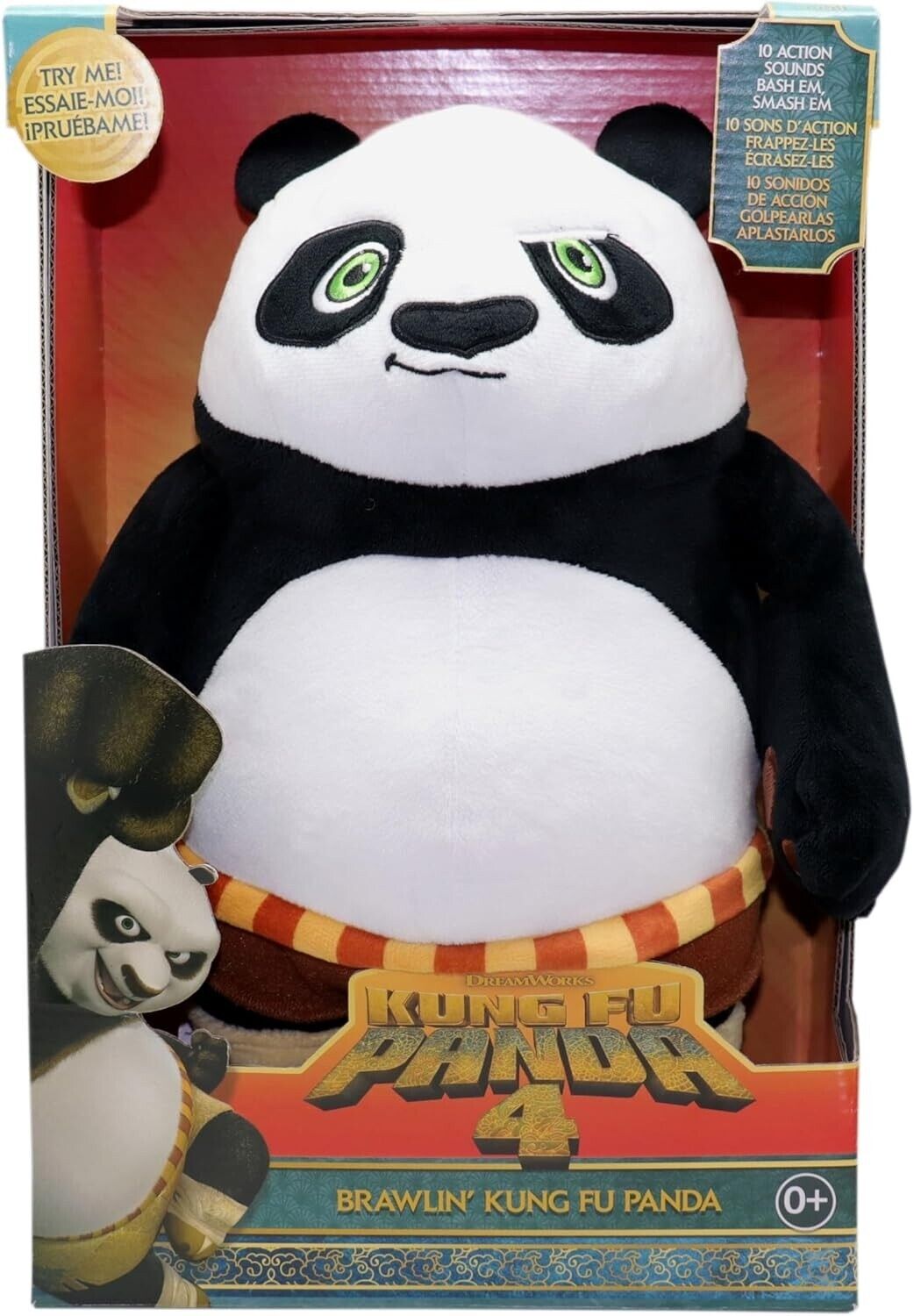 Kung Fu Panda 4 Motion Activated Plush Figure