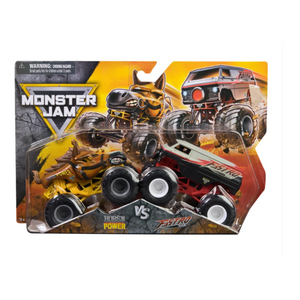 Monster Jam Horse Power VS Fastro Van 2 Pack Monster Trucks 1:64 Scale New Toy