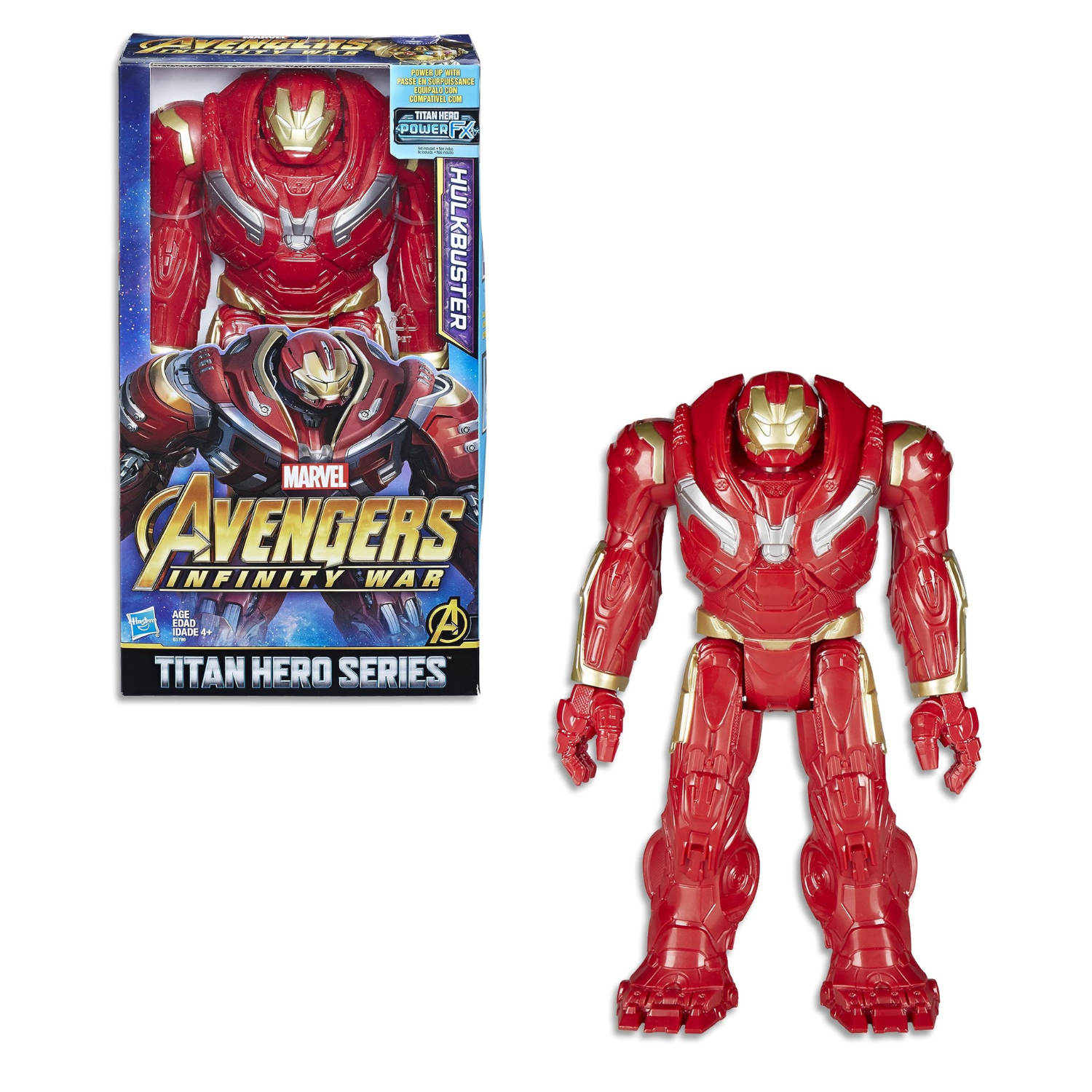 Marvel Avengers Titan Hero Hulkbuster 12" Action Figure Power FX Toy Ages 4+