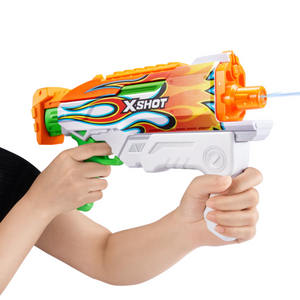 Zuru X-Shot Fast Fill Skins Water Gun Hyperload Flames Style 3 Blaster New Toy