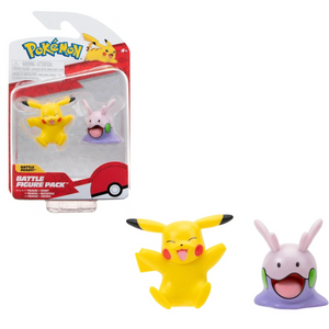 Pokemon Battle Figure Pikachu & Goomy 2-Pack 2-Inch Articulated Toy Figures