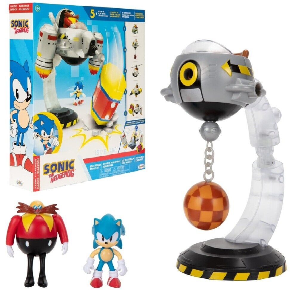 Sonic The Hedgehog Egg Mobile Battle Set Action Figures Collectible Play Gift
