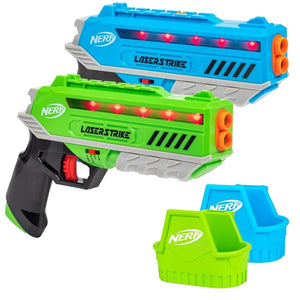 Nerf Laser Strike 2 Player Laser Tag Game Pack Blasters Outdoor Play New Toy