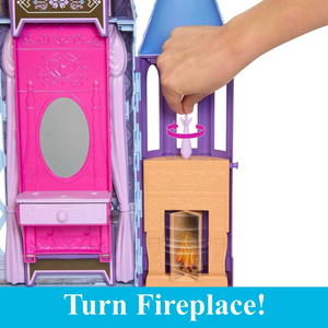 Frozen Arendelle Castle Doll House Elsa Doll 4 Play Areas 15 Accessories